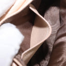 Chloe Lily Hand Bag Leather 2way Beige Gold Auth hk3885-25
