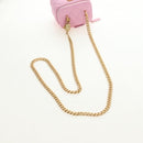 CHANEL Vanity Chain Shoulder Bag Caviar Skin Pink Gold CC Auth hk3887SAM-15