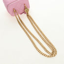 CHANEL Vanity Chain Shoulder Bag Caviar Skin Pink Gold CC Auth hk3887SAM-9