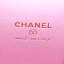 CHANEL Vanity Chain Shoulder Bag Caviar Skin Pink Gold CC Auth hk3887SAM-23