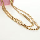 CHANEL Vanity Chain Shoulder Bag Caviar Skin Pink Gold CC Auth hk3887SAM-7