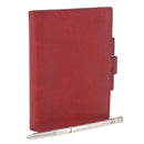 HERMES Agenda Vision & Ballpoint Pen Set Leather Red Auth hk3888-1