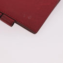 HERMES Agenda Vision & Ballpoint Pen Set Leather Red Auth hk3888-10