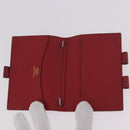 HERMES Agenda Vision & Ballpoint Pen Set Leather Red Auth hk3888-13