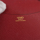 HERMES Agenda Vision & Ballpoint Pen Set Leather Red Auth hk3888-14