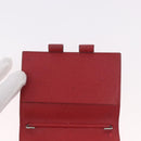HERMES Agenda Vision & Ballpoint Pen Set Leather Red Auth hk3888-15