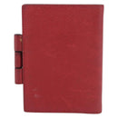 HERMES Agenda Vision & Ballpoint Pen Set Leather Red Auth hk3888-3