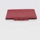 HERMES Agenda Vision & Ballpoint Pen Set Leather Red Auth hk3888-4