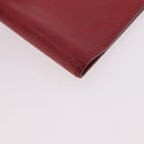 HERMES Agenda Vision & Ballpoint Pen Set Leather Red Auth hk3888-8