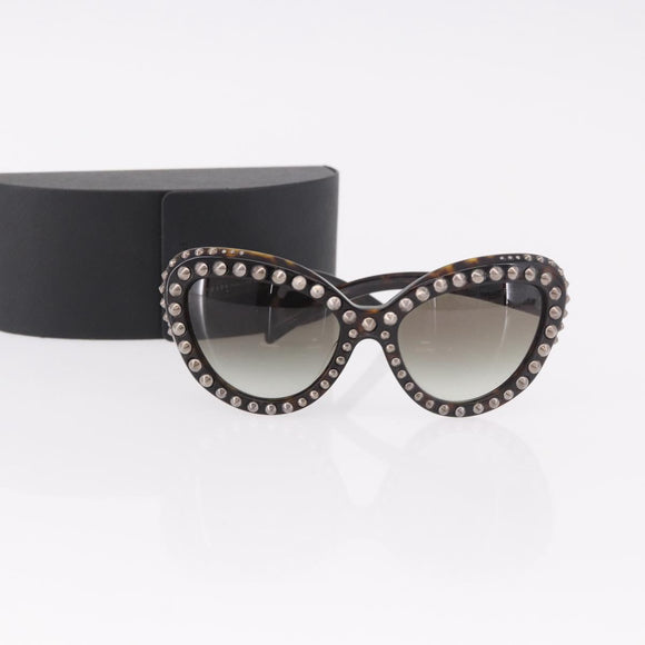 PRADA Sunglasses plastic Black Auth hk3889V