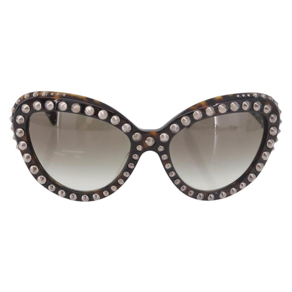 PRADA Sunglasses plastic Black Auth hk3889V