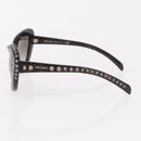 PRADA Sunglasses plastic Black Auth hk3889V-8
