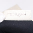 BALENCIAGA Navy Cabas M Hand Bag Leather White Silver 339936 Auth hk3892-12