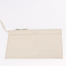 BALENCIAGA Navy Cabas M Hand Bag Leather White Silver 339936 Auth hk3892-20