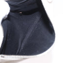 BALENCIAGA Navy Cabas M Hand Bag Leather White Silver 339936 Auth hk3892-22