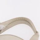 BALENCIAGA Navy Cabas M Hand Bag Leather White Silver 339936 Auth hk3892-9