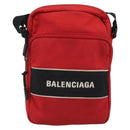 BALENCIAGA Messenger Bag S Shoulder Bag Nylon Red 638657 Auth hk3893-13