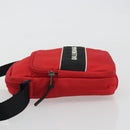BALENCIAGA Messenger Bag S Shoulder Bag Nylon Red 638657 Auth hk3893-4