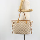 LOUIS VUITTON Damier Azur Neverfull MM Tote Bag N41605 LV Auth hk3894-24
