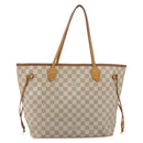 LOUIS VUITTON Damier Azur Neverfull MM Tote Bag N41605 LV Auth hk3894-13