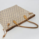 LOUIS VUITTON Damier Azur Neverfull MM Tote Bag N41605 LV Auth hk3894-6