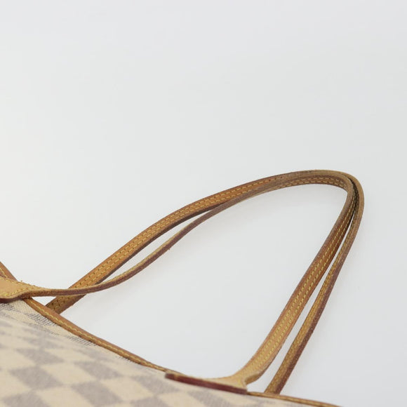 LOUIS VUITTON Damier Azur Neverfull MM Tote Bag N41605 LV Auth hk3894