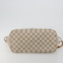LOUIS VUITTON Damier Azur Neverfull MM Tote Bag N41605 LV Auth hk3894-5