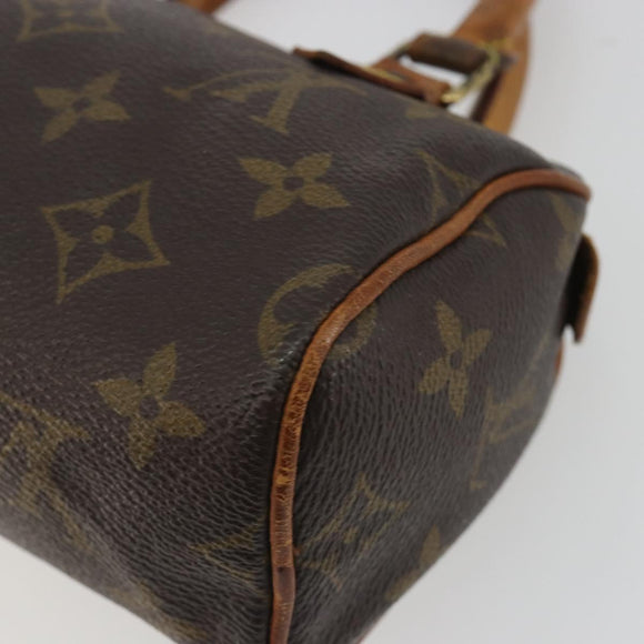 LOUIS VUITTON Monogram Mini Speedy Hand Bag M41534 LV Auth hk3900