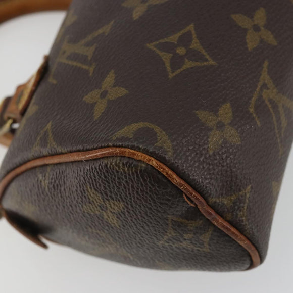 LOUIS VUITTON Monogram Mini Speedy Hand Bag M41534 LV Auth hk3900