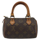 LOUIS VUITTON Monogram Mini Speedy Hand Bag M41534 LV Auth hk3900-2