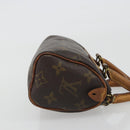 LOUIS VUITTON Monogram Mini Speedy Hand Bag M41534 LV Auth hk3900-3