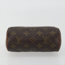 LOUIS VUITTON Monogram Mini Speedy Hand Bag M41534 LV Auth hk3900-5