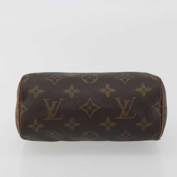LOUIS VUITTON Monogram Mini Speedy Hand Bag M41534 LV Auth hk3900