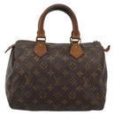 LOUIS VUITTON Monogram Speedy 25 Hand Bag M41528 LV Auth hk3902-13