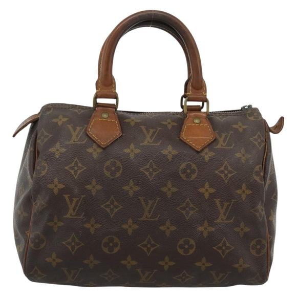 LOUIS VUITTON Monogram Speedy 25 Hand Bag M41528 LV Auth hk3902