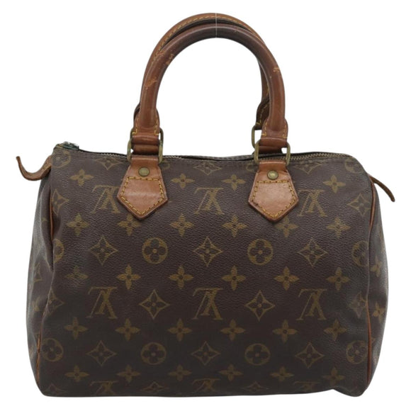 LOUIS VUITTON Monogram Speedy 25 Hand Bag M41528 LV Auth hk3902