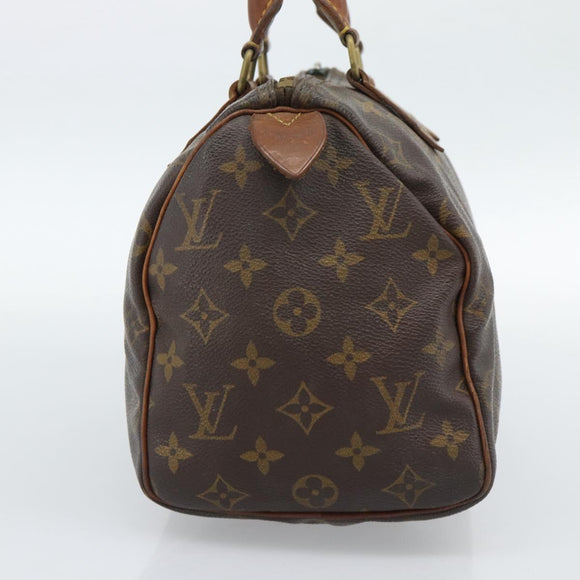 LOUIS VUITTON Monogram Speedy 25 Hand Bag M41528 LV Auth hk3902