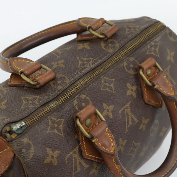 LOUIS VUITTON Monogram Speedy 25 Hand Bag M41528 LV Auth hk3902