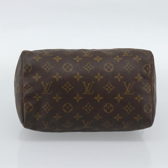 LOUIS VUITTON Monogram Speedy 25 Hand Bag M41528 LV Auth hk3902