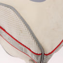 CHANEL Chanel Sports Shoulder Bag Nylon White Silver CC Auth hk3904-12
