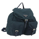 PRADA Backpack Nylon Navy Silver Auth hk3905-1