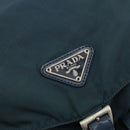 PRADA Backpack Nylon Navy Silver Auth hk3905-16