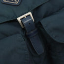 PRADA Backpack Nylon Navy Silver Auth hk3905-17