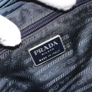 PRADA Backpack Nylon Navy Silver Auth hk3905-20