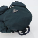 PRADA Backpack Nylon Navy Silver Auth hk3905-6