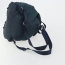 PRADA Backpack Nylon Navy Silver Auth hk3905-9