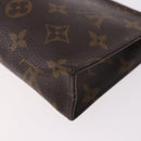 LOUIS VUITTON Monogram Poche Toilette 15 Pouch M47546 LV Auth hk3907-16
