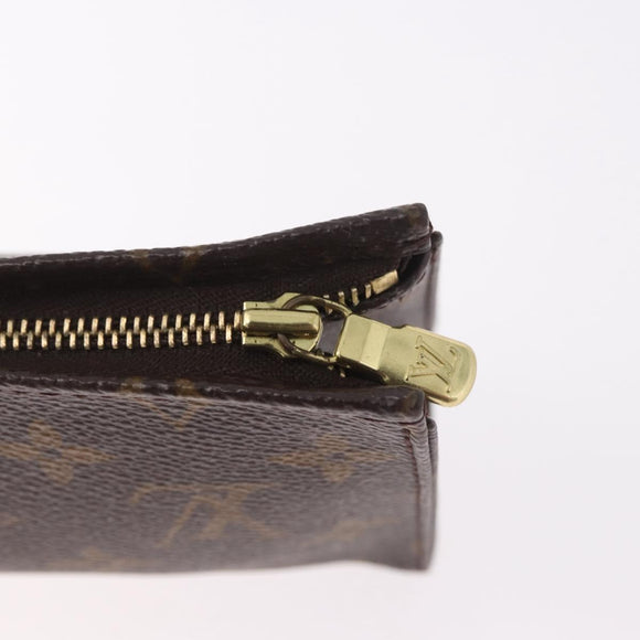 LOUIS VUITTON Monogram Poche Toilette 15 Pouch M47546 LV Auth hk3907