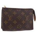 LOUIS VUITTON Monogram Poche Toilette 15 Pouch M47546 LV Auth hk3907-1