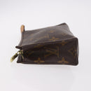 LOUIS VUITTON Monogram Poche Toilette 15 Pouch M47546 LV Auth hk3907-4
